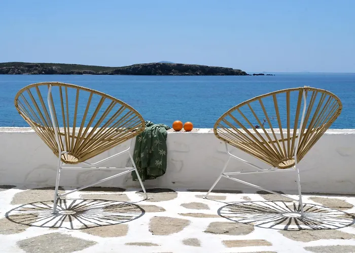 Ariadni Lux With 180 Panoramic Sea View 빌라 드리오스